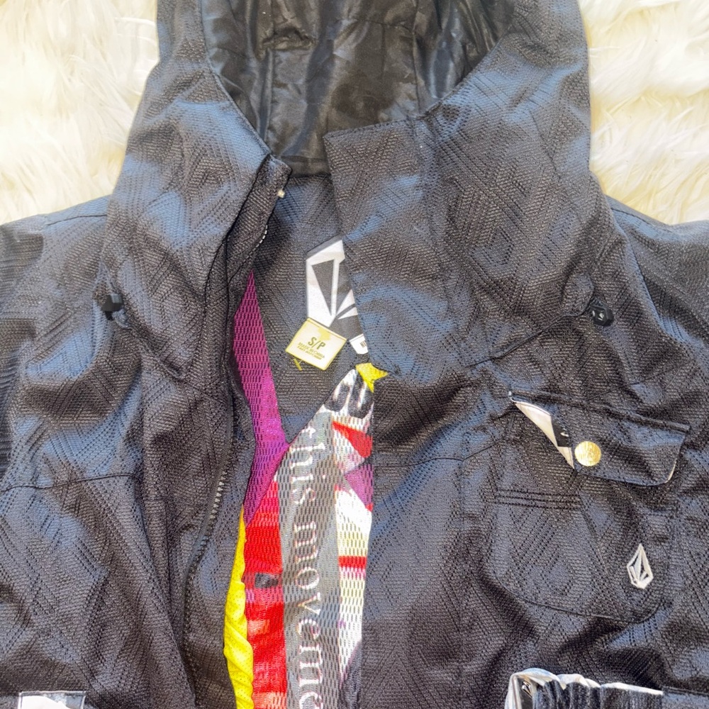 Volcom Multicolor Hooded Jacket - Picture 3 of 6